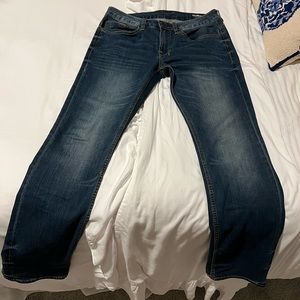 Men’s Buffalo Six-X jeans.